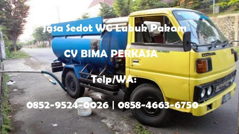Sedot WC Lubuk Pakam Harga Hemat Pengerjaan Cepat
