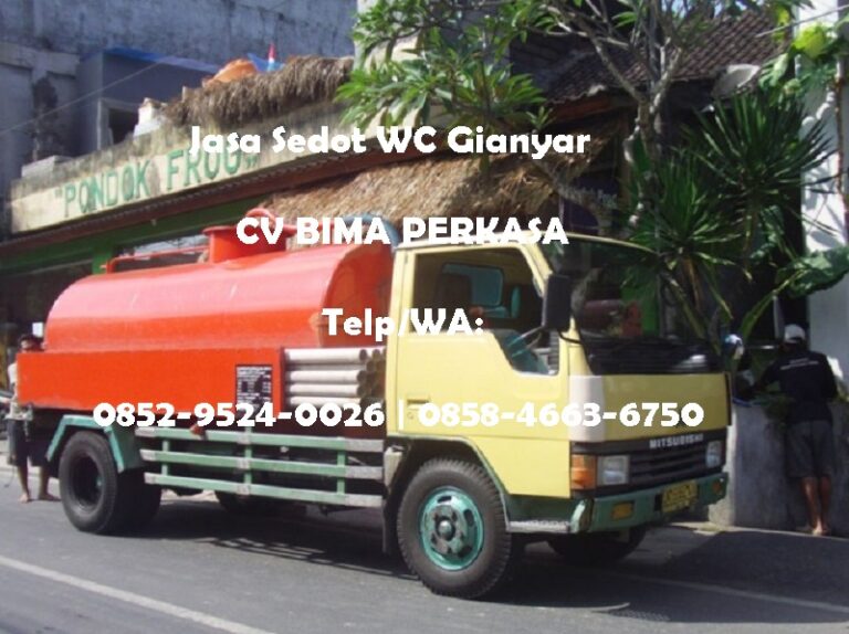 Sedot WC Gianyar Berpengalaman, Layanan Kebersihan Sanitasi Skala Besar dan Kecil