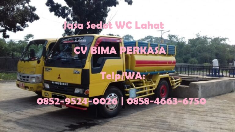 Sedot WC Lahat, Respons Cepat untuk Kondisi Darurat