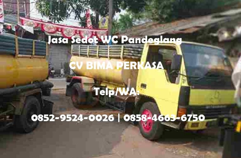Sedot WC Pandeglang, Layanan Murah, Bersih, dan Bergaransi