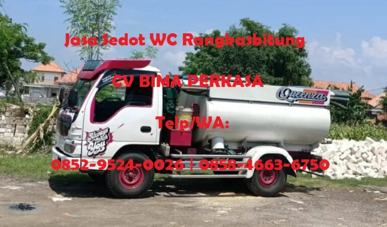 Sedot WC Rangkasbitung, Atasi Septic Tank Penuh Tanpa Bongkar