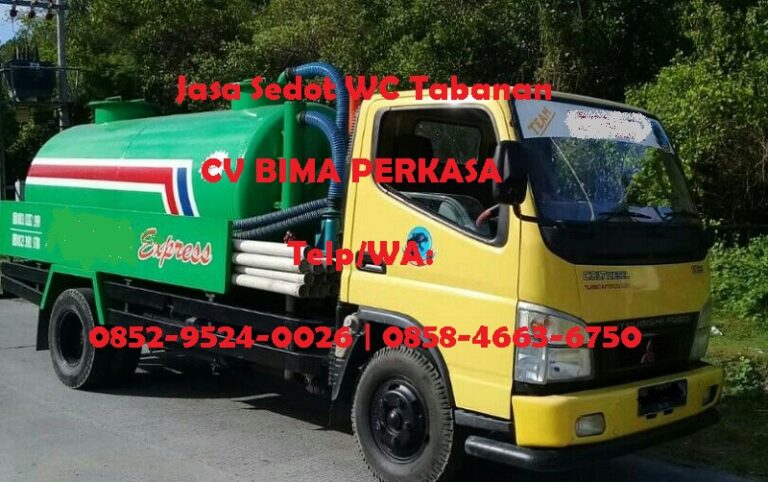 Sedot WC Tabanan, Layanan Respons Cepat dan Profesional 24 Jam