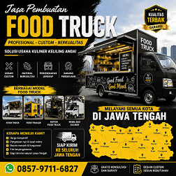 WA 0857-9711-6827 Jasa Pembuatan Food Truck Tegal | Custom Mobil Kuliner Berkualitas dan Siap Usaha