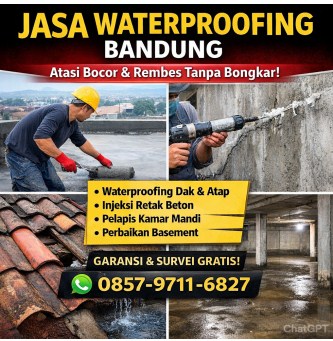 Jasa Waterproofing Aspal Cair di Cimahi Bandung