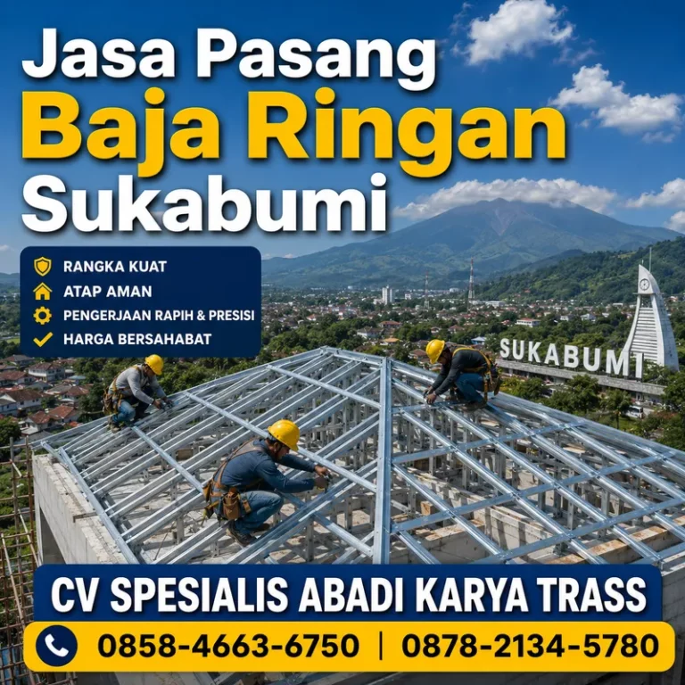 Jasa Pasang Baja Ringan Sukabumi | CV SPESIALIS ABADI KARYA TRASS